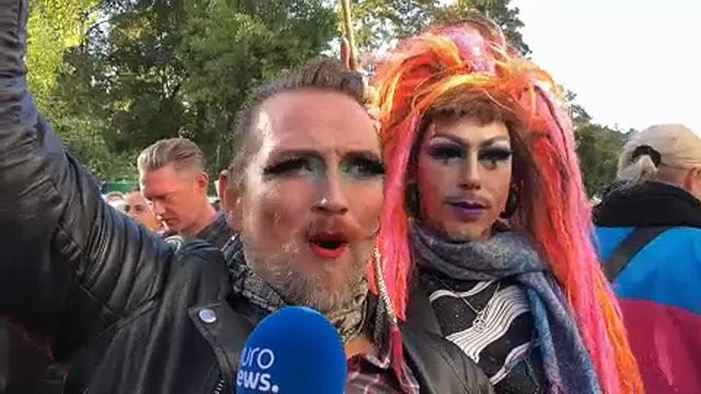 Демонстрации в Берлине в День германского единства