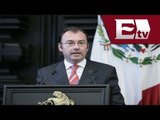 Luis Videgaray anuncia medidas para vigilar la aplicación de los recursos de reconstrucción