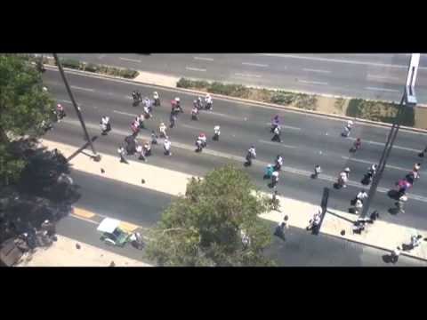 Maestros de la CNTE bloquean Bucareli