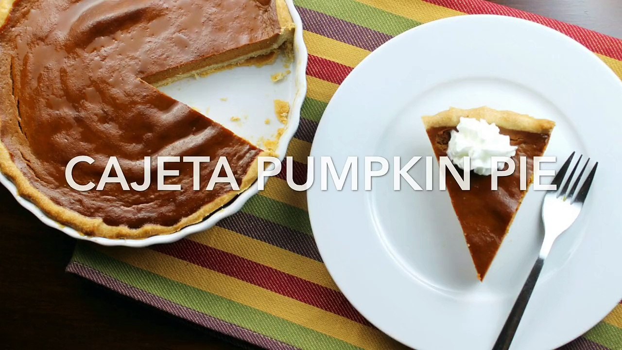 Easy-to-make Cajeta Pumpkin Pie