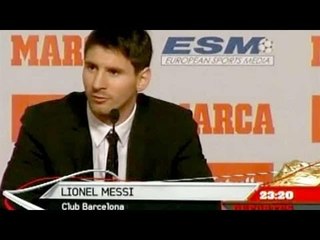 Reconocen a Messi como el mejor goleador de Europa