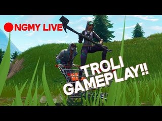 #NGMYLive | Troli Gameplay. (Fortnite Malaysia)