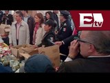 Peña Nieto supervisó el mega centro de acopio en el Zócalo / Excélsior informa, con Idaly Ferrá