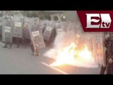 Encapuchados atacan a medios de comunicación/ Excélsior Informa con Idaly Ferrá