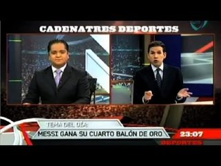 Messi gana su cuarto Balón de Oro
