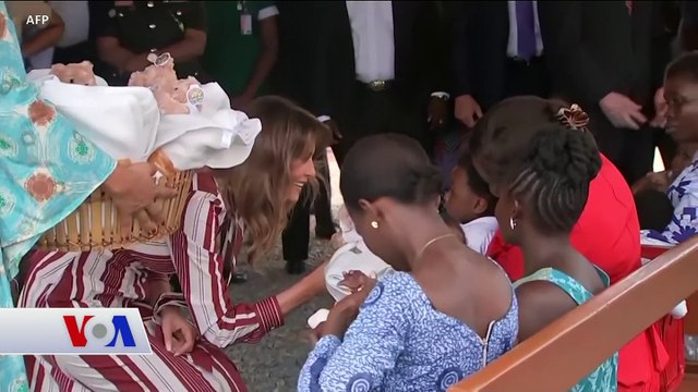 First Lady Melania Trump Afrika’da