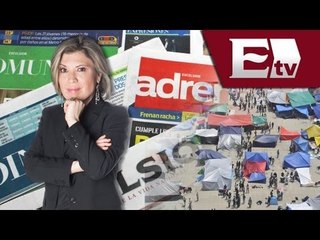 Dos heridos, tras riña en la CNTE /Duro y a las cabezas Ivonne Melgar