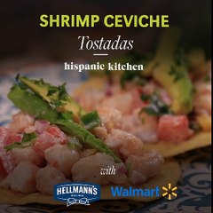 Shrimp Ceviche Tostadas