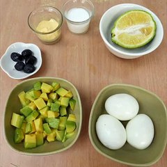 Spider Avocado Deviled Eggs