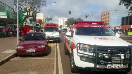 Homem tem mal-súbito e é socorrido pelo Samu