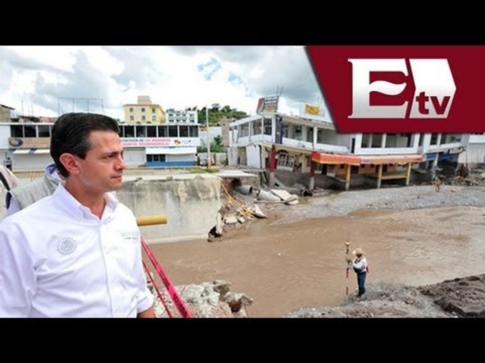 EPN supervisa trabajos de reconstrucción en Chilpancingo / Nacional, con Mario Carbonell
