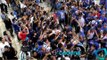 Afición celeste recibe a Cruz Azul en el aeropuerto tras ganar Copa MX; van azules por la Liga