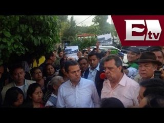 Peña nieto entrega apoyo para reactivación económica en Guerrero/ Mariana y Kimberly