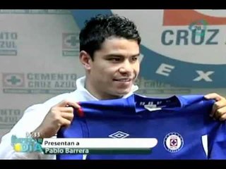 Pablo Barrera ya es jugador de Cruz Azul