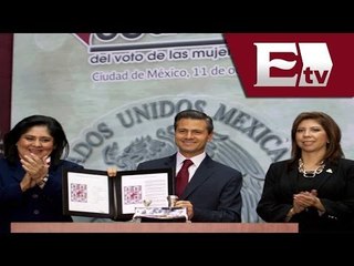 Peña Nieto anuncia iniciativa para aumentar candidaturas de mujeres