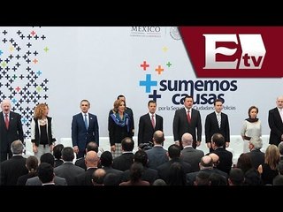 Peña Nieto inaugura foro Sumemos Causas por la Seguridad /Excélsior ionforma, con Idaly Ferrá