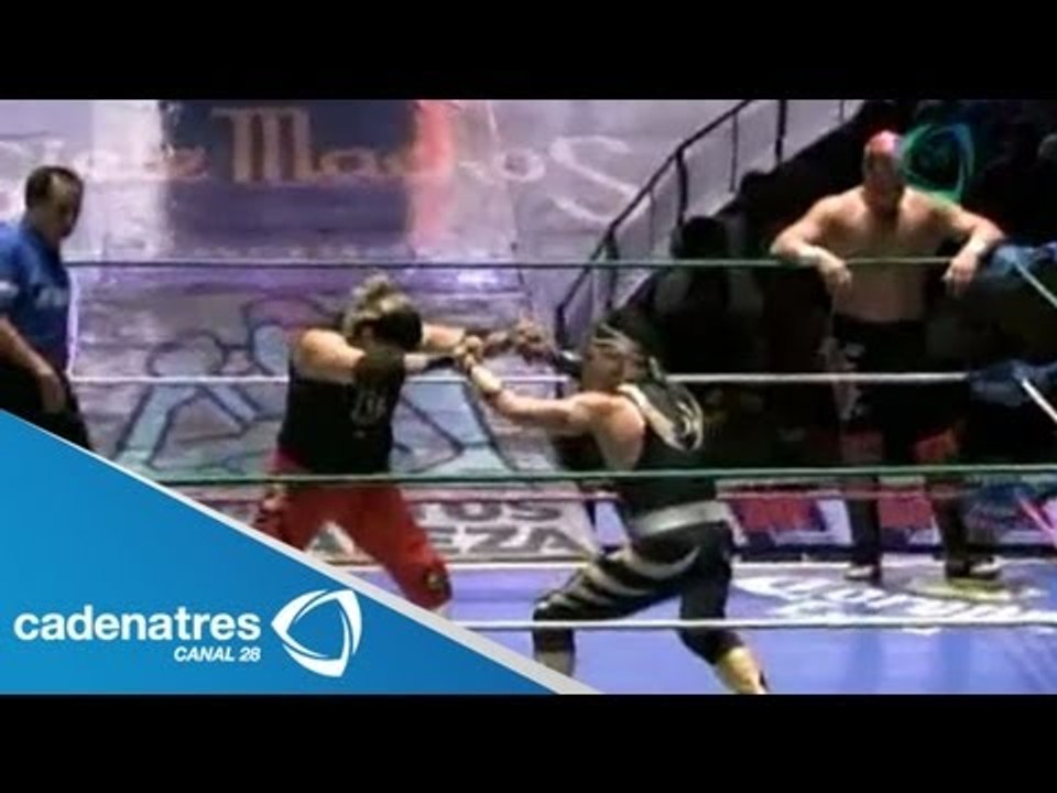 Máscara Dorada, Rey Cometa y Stuka Jr. vs Rey Bucanero, Namajague y Tiger 13/07/13