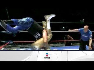 Máscara Dorada (Campeón) vs. Averno (Retador) Campeonato Mundial Histórico NWA de Peso Welter