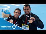 Jahir Ocampo y Rommel Pacheco se cuelgan el bronce en el Mundial de Natación Barcelona 2013