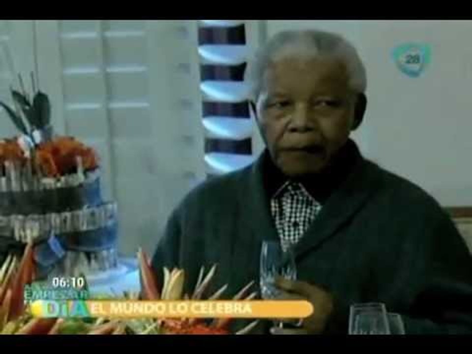 Celebra el mundo el cumpleaños 94 de Nelson Mandela