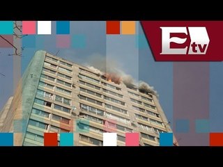 300 personas evacuadas por incendio en edificio Coahuila de Tlatelolco: Protección Civil DF