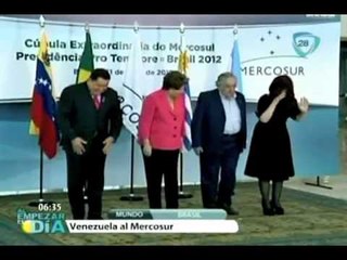 Mercosur da la bienvenida a Venezuela en tierras brasileñas