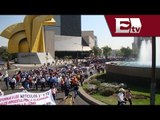 Manifestación del CNTE en la Bolsa de Valores, Ciudad de México / Mariana H. y Kimberly Armengol