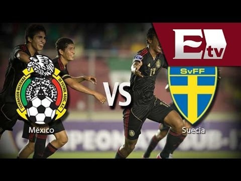 Detalles y análisis del partido México  contra Suecia sub 17 /Excélsior Informa