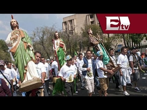 Feligreses de San Judas comienzan a llegar a San Hipólito / Titulares de la noche Gloria Contreras