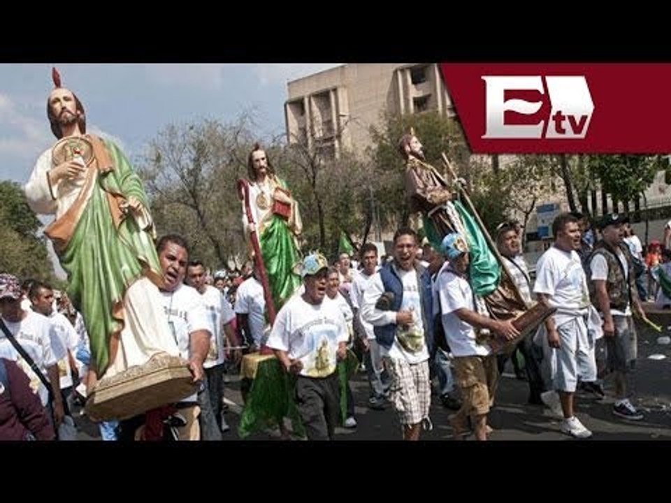 Feligreses de San Judas comienzan a llegar a San Hipólito / Titulares de la noche Gloria Contreras