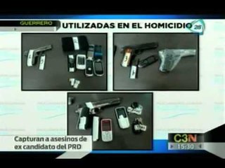 Capturan a asesinos del ex candidato del PRD