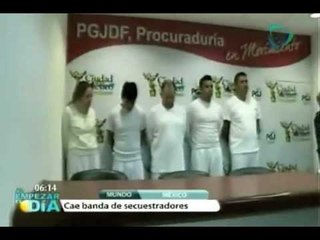 Capturan a banda de extorsionadores y secuestradores en el DF