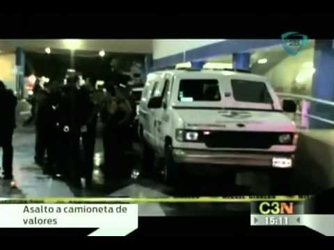 Roban 850 mil pesos a camioneta de valores en Miguel Hidalgo