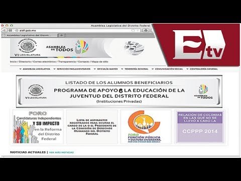 ALDF da a conocer lista irregular de beneficiarios de becas educativas /Comunidad con Jazmín Jalil
