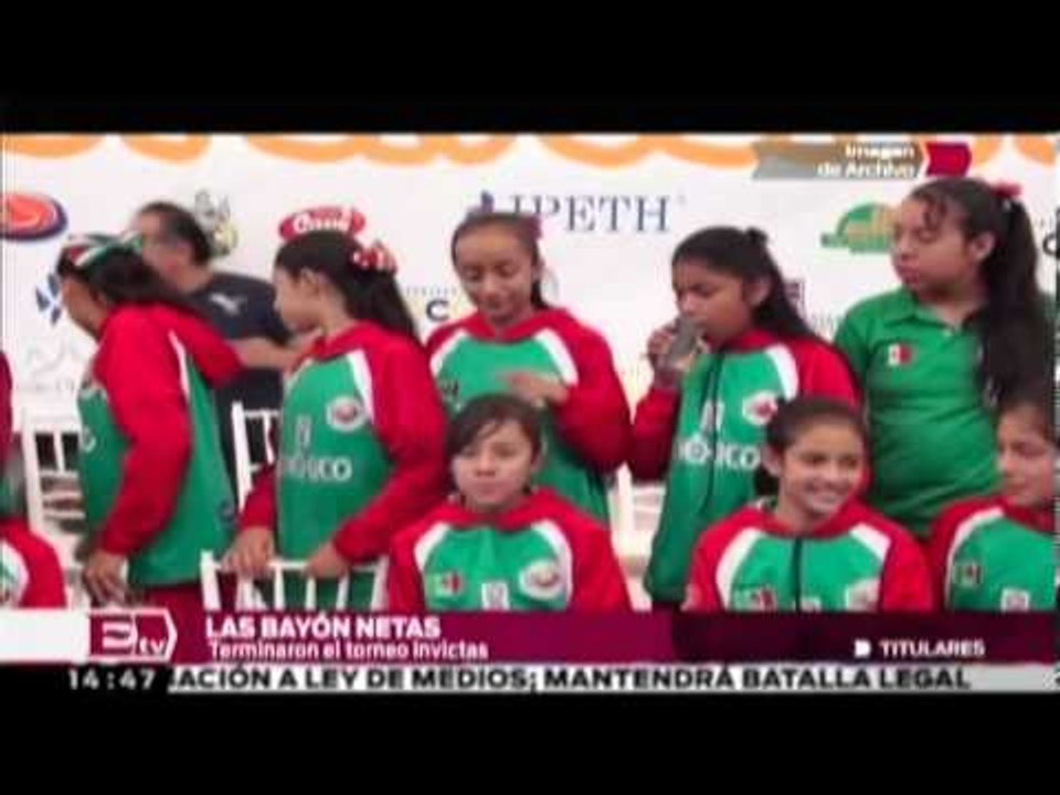 Bayonetas de Puebla regresan invictas a México/ Mariana H y Kimberly Armengol