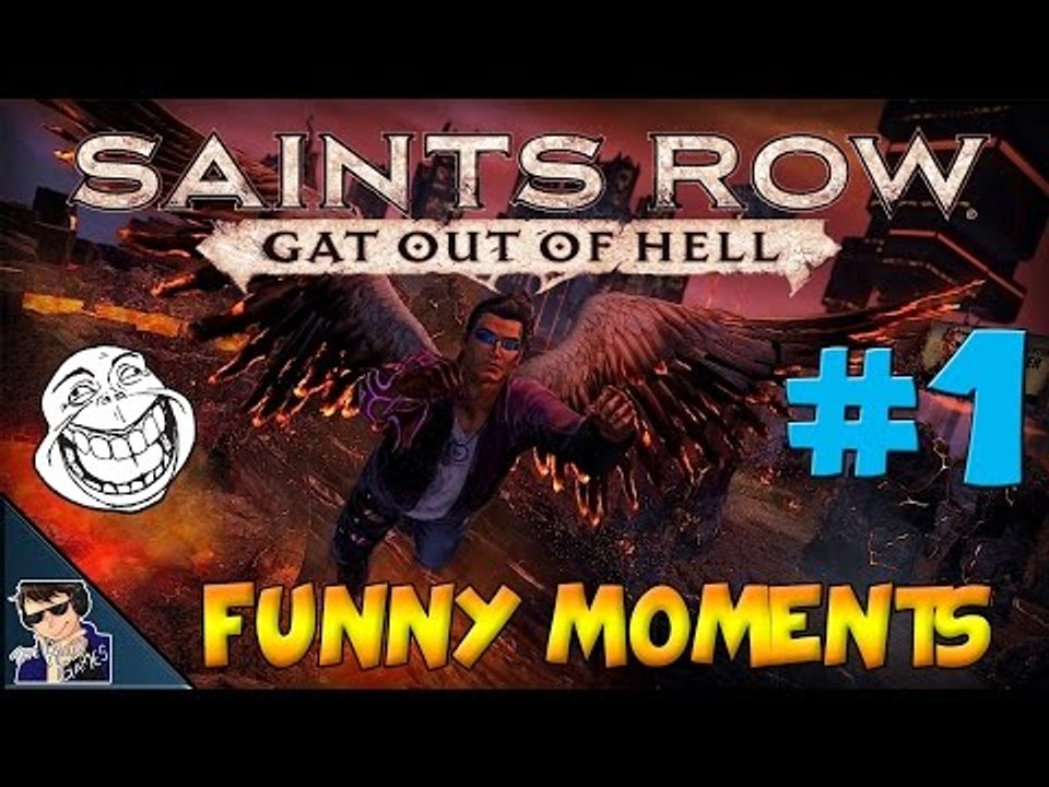 Saints Row Gat Out Of Hell Funny Montage (Moments/Compilation) #1 - [60 FPS]