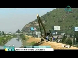 Realizan trabajos de reparación en el canal de La Compañía