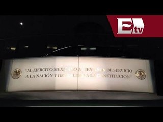 Senado devela placa en homenaje a 100 años de servicio del ejercito mexicano / Andrea Newman