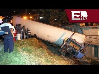 Volcó un tráiler en la carretera Naucalpan-Toluca / Comunidad con Jazmín Jalil