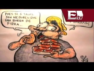 ¿Tacos más saludables que barras de fibra? Opinión mano negra del Cartún Pérez  / Vianey Esquinca