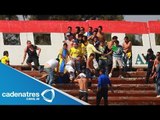 Violencia en el Futbol mexicano / El futbol mexicano se pinta de rojo
