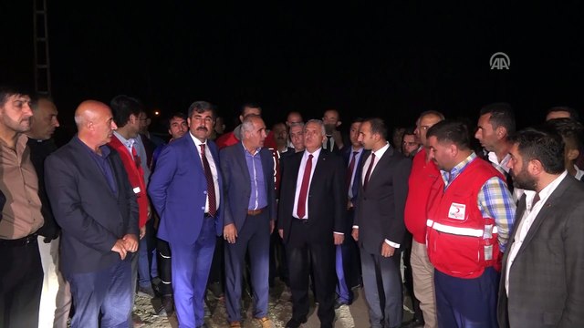 Muş'ta fabrika bahçesinde yangın
