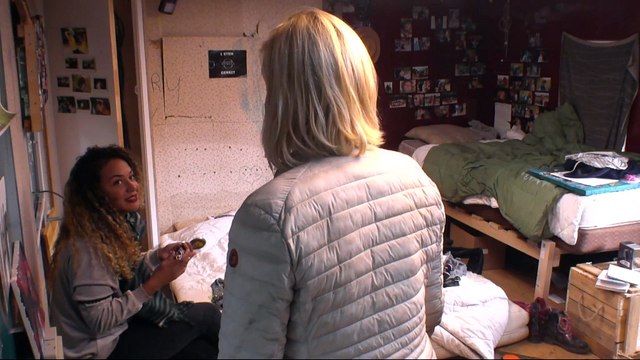 Sanne krijgt de rillingen