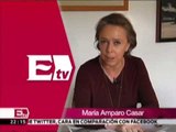 María Amparo Casar dice... Comentario sobre el nuevo marco jurídico / Titulares de la noche