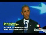 Obama asume candidatura presidencial demócrata