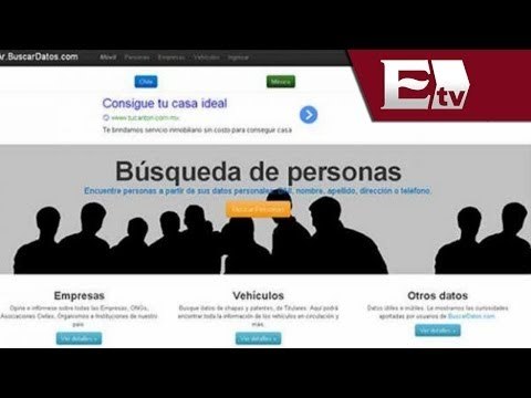 Página de Internet revela datos personales de mexicanos / Sitio web muestra datos personales