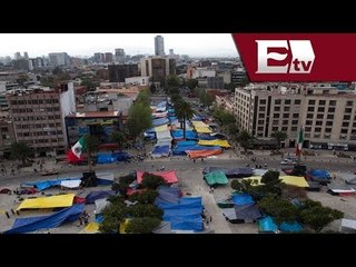 CNTE recibe refuerzos y bloquea Paseo de la Reforma / Titulares con Vianey Esquinca