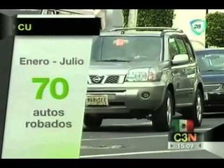 Ciudad Universitaria atrae el robo de vehículos