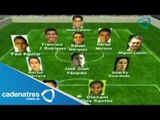 El once titular del Tricolor para enfrentar a Portugal; Corona, Márquez y Dos Santos, titulares