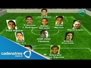 El once titular del Tricolor para enfrentar a Portugal; Corona, Márquez y Dos Santos, titulares